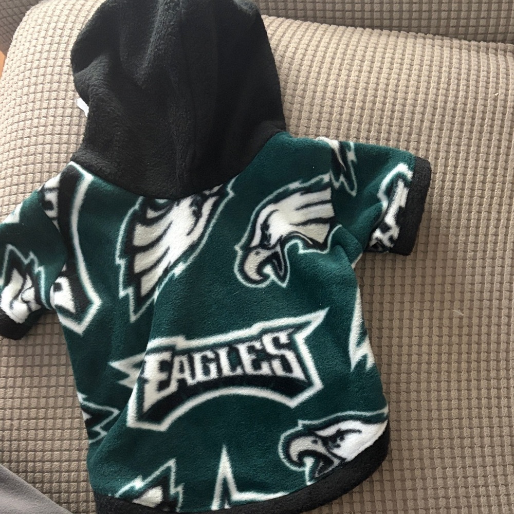 Philadelphia Eagles Fleece Dog Hoodie